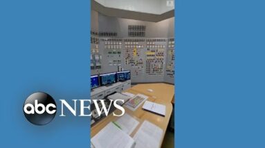 Video shows inside Ukrainian nuclear plant during attack
