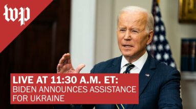 WATCH LIVE | Biden announces additional military aid for Ukraine