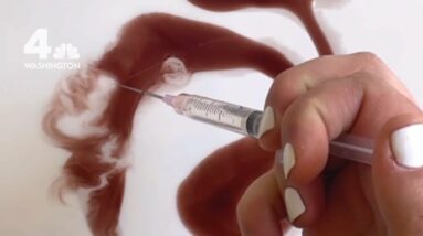 Artist Uses IVF Needles To Turn Her Pain Into Purpose | NBC4 Washington