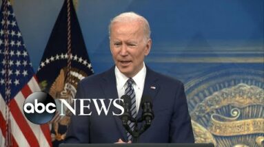 President Biden speaks out on Vladimir Putin amid possible Kremlin turmoil l GMA