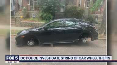 Car rim and wheel thefts are rising across DC | FOX 5 DC