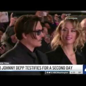 Actor Johnny Depp Testifies in VA Court That He Was the Victim of Abuse | NBC4