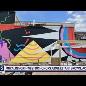 Mural in Northwest DC honors Judge Ketanji Brown Jackson | FOX 5 DC