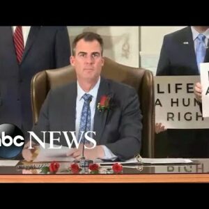 Oklahoma governor signs law making nearly all abortions illegal l GMA