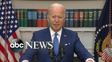 President Biden gives remarks on the war in Ukraine