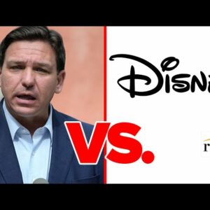 DeSantis Takes On DISNEY, Amasses RECORD $100M Reelection Fund. Posturing For 2024?