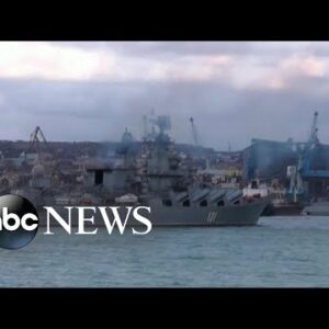 Ukrainian forces claim to have crippled Russian war ship, Moskva