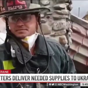 US Firefighters Deliver Needed Supplies to Ukraine | NBC4 Washington