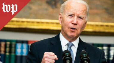 WATCH: Biden delivers remarks on Russian invasion of Ukraine