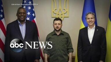 Zelenskyy meets with US officials about war in Ukraine l GMA