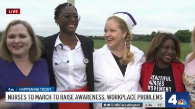 Nurses to March in DC for Better Working Conditions, COVID Remembrance | NBC4 Washington