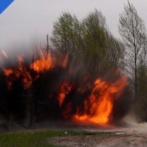 'One day of war equals three days of demining': The process of exploding Russian ordinances