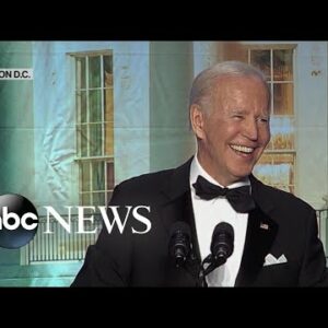 Biden delivers remarks at White House Correspondents' Dinner