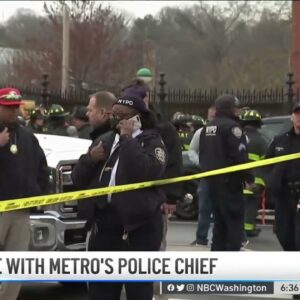 Metro Police Chief Talks About Security Following NYC Subway Attack | NBC4 Washington