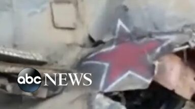 Downed Russian helicopter pulled from Kyiv reservoir l ABC News