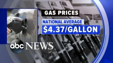 Gas prices reach new record high amid Wall Street turbulence l GMA