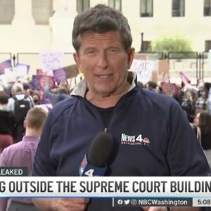 Fencing Installed Around Supreme Court Amid Abortion Rights Protests | NBC4 Washington
