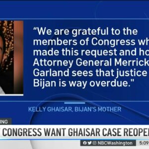 Members of Congress Call for Bijan Ghaisar Case to Be Reopened | NBC4 Washington