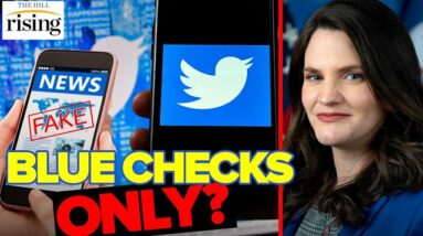 Disinfo Czar: BLUE CHECKS Should Have Power To 'Add Context' To Other People's Tweets