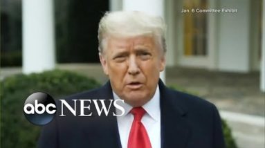 ABC News Live: Jan. 6 committee unveils never-before-seen Trump video