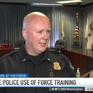 Maryland Police Training in De-escalation for New Use of Force Law | NBC4 Washington