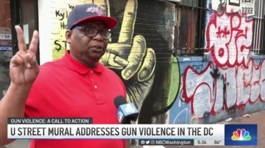 New Gun Violence Mural Painted in DC | NBC4 Washington