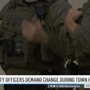 Fairfax County Police Officers Demand Change During Town Hall With AG | NBC4 Washington