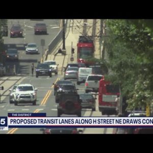 Proposed 24-hour transit lanes along H Street NE draw concern | FOX 5 DC