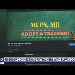 Facebook group connects Montgomery County teachers with supply donors | FOX 5 DC