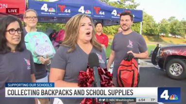 NBC4 Collecting Backpacks, School Supplies in Alexandria | NBC4 Washington
