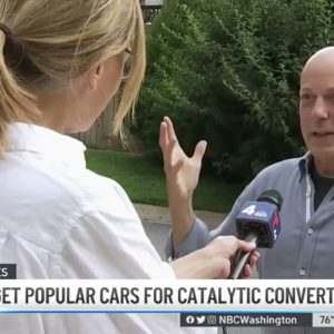 Catalytic Converter Theft Caught on Camera | NBC4 Washington