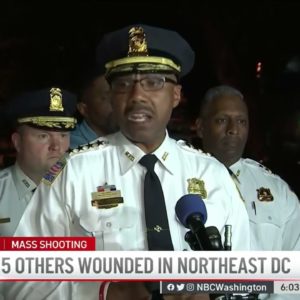DC Police Chief Speaks on Fatal Mass Shooting in DC | NBC4 Washington