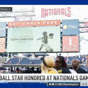 17-Year-Old Rising Baseball Star Honored at Nationals Game | NBC4 Washington