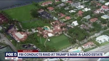 FBI conducts raid at Trump's Mar-a-Lago estate