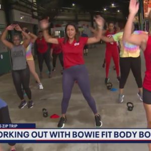 FOX 5 Zip Trip Bowie: Working out with Bowie Fit Body Boot Camp!