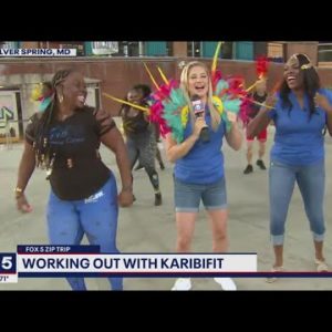 FOX 5 Zip Trip Silver Spring: Working out with KaribFIT!