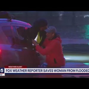 Fox Weather reporter saves woman from flooded car | FOX 5 DC