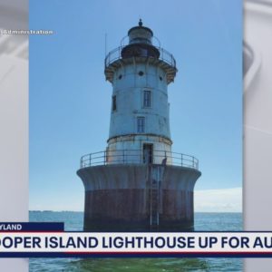 Hooper Island Lighthouse in Maryland’s Chesapeake Bay up for auction