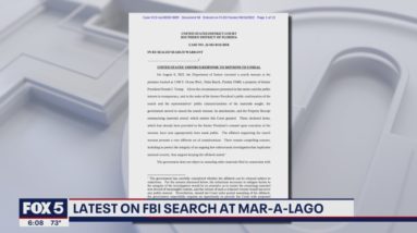 FBI Mar-a-Lago Raid: DOJ opposes unsealing affidavit for warrant | FOX 5 DC
