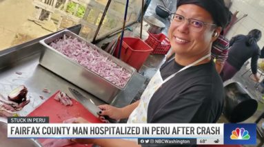 Wife Pleads for Help After Virginia Man Hospitalized in Peru After Crash | NBC4 Washington