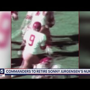 Sonny Jurgensen’s jersey to be retired by Washington Commanders | FOX 5 DC