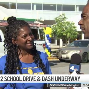 Prince George's County Public Schools Hosts Back-to-School Drive | NBC4 Washington