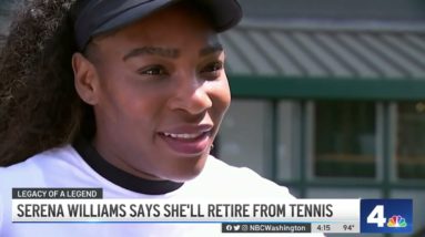 Youth Tennis Players Inspired by Serena Williams' Legacy | NBC4 Washington