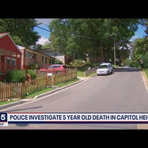Police investigate 5-year-old death in Capitol Heights | FOX 5 DC
