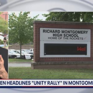 Pres. Biden attends unity rally in Montgomery County