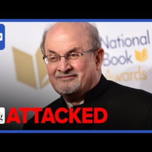 Author Salman Rushdie STABBED At Speaking Event, Iran Says He 'INSULTED ISLAM'