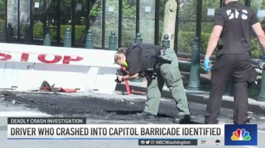 Man Dies After Crashing Into Barricade, Opening Fire Outside US Capitol | NBC4 Washington