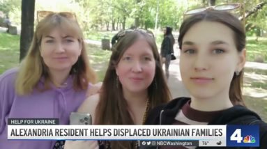 Alexandria Woman Helps Displaced Ukrainian Families in Poland | NBC4 Washington