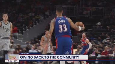 Kyle Kuzma shares how the Washington Wizards are giving back to the community | FOX 5 DC