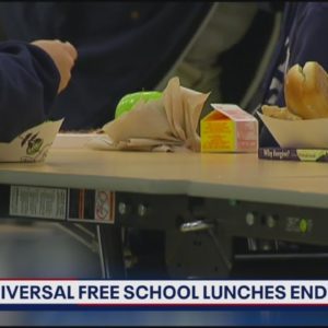 Universal free school lunches ending in DMV schools